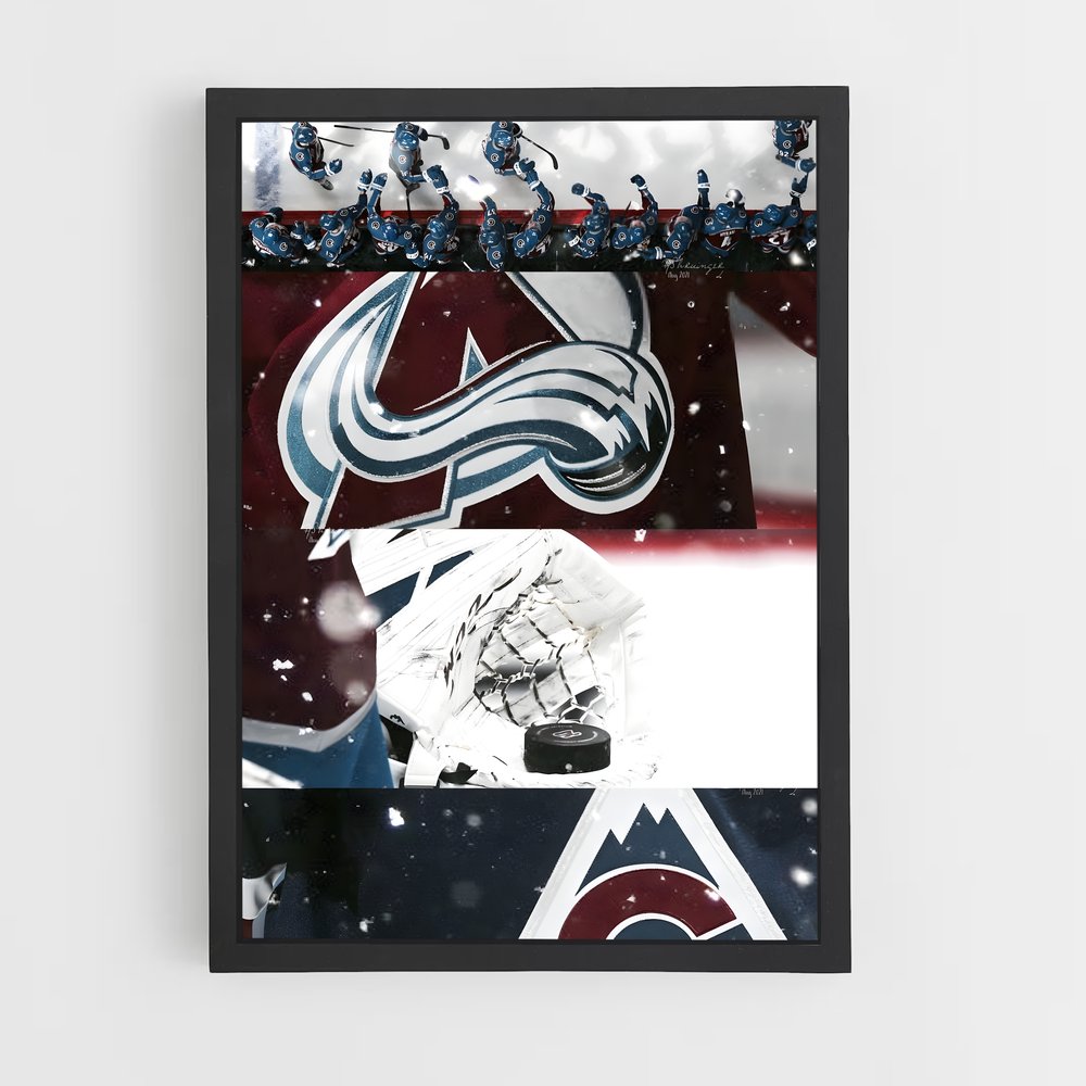 Poster Avalanche Showdown – affiche Hockey sur glace (vue 2)